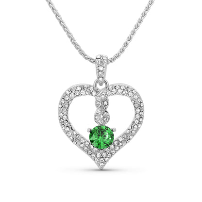 TRYNDI Infinity Birthstone Necklace