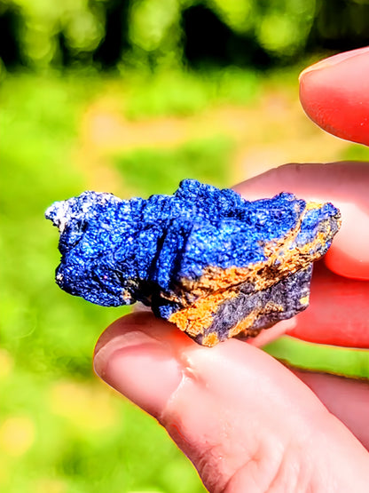 Specimen Quality Covellite from Butte Mine – Rare Electric Blue Montana Mineral