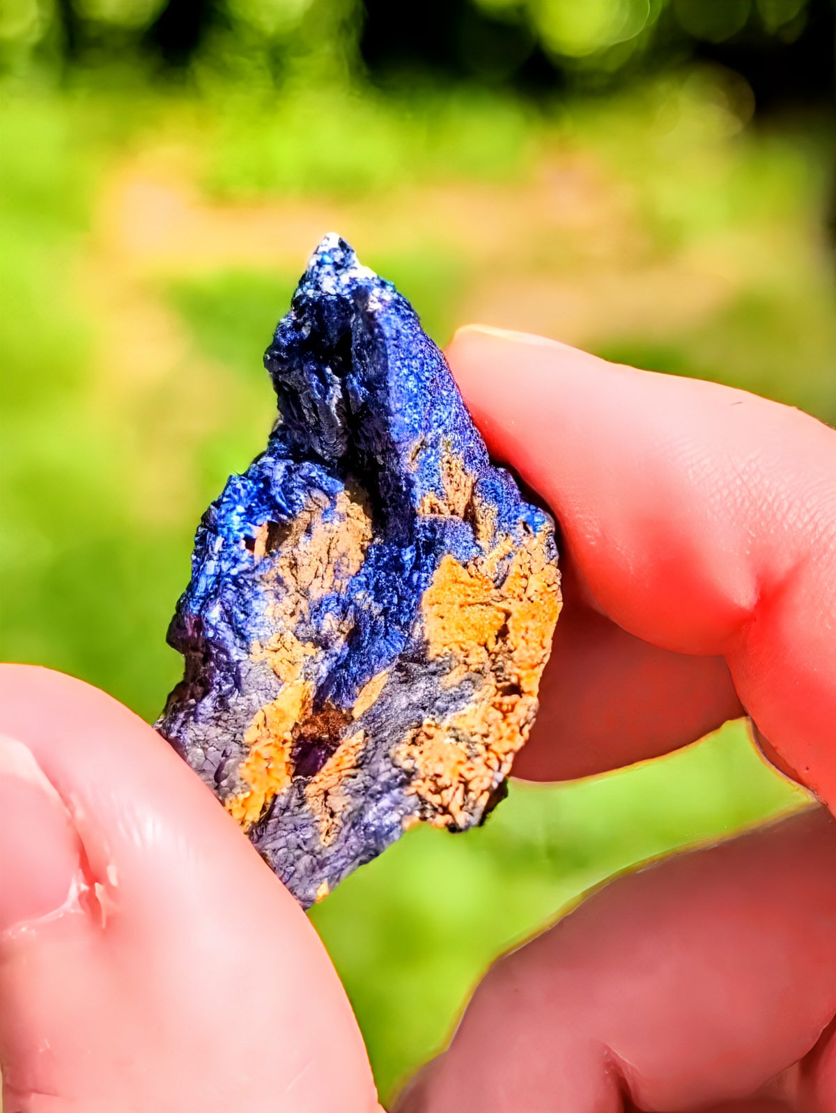 Specimen Quality Covellite from Butte Mine – Rare Electric Blue Montana Mineral