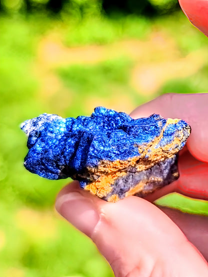 Specimen Quality Covellite from Butte Mine – Rare Electric Blue Montana Mineral