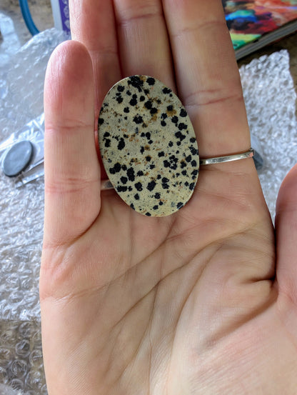 Dalmatian Jasper Cabochon Creation