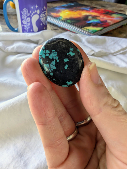 Hubei Turquoise Cabochon Creation