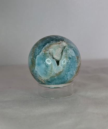 Blue Aragonite Sphere (Small)
