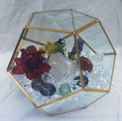 Crystal Geode Terrarium Quartz - Aligned Again