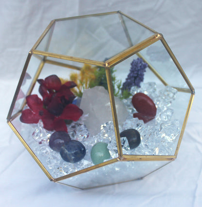 Crystal Geode Terrarium Quartz - Aligned Again