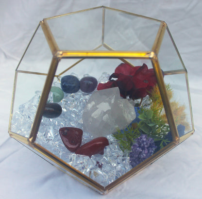Crystal Geode Terrarium Quartz - Aligned Again