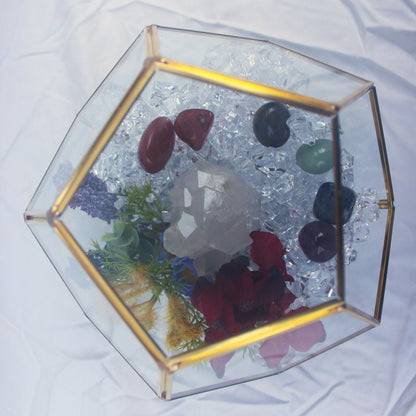Crystal Geode Terrarium Quartz - Aligned Again