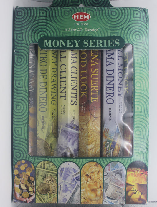 HEM Money Series Incense Pack 6-in-1 Collection