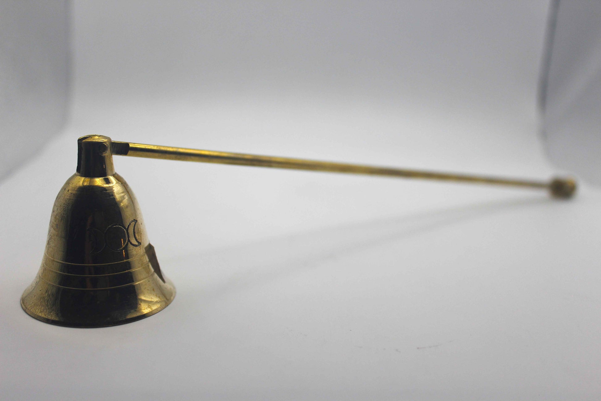 Triple Moon Brass Candle Snuffer