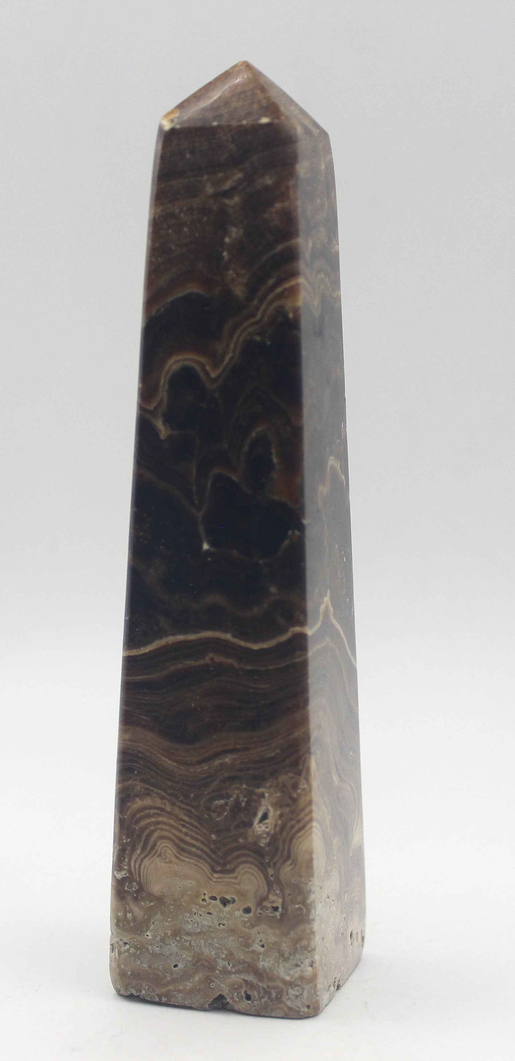 Chocolate Calcite Point