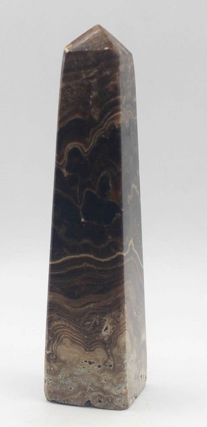 Chocolate Calcite Point