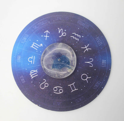Zodiac Quartz Crystal Incense Holder
