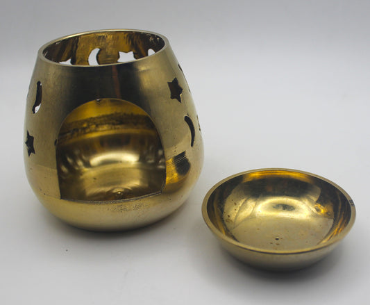 Brass Celestial Essential Oil Burner