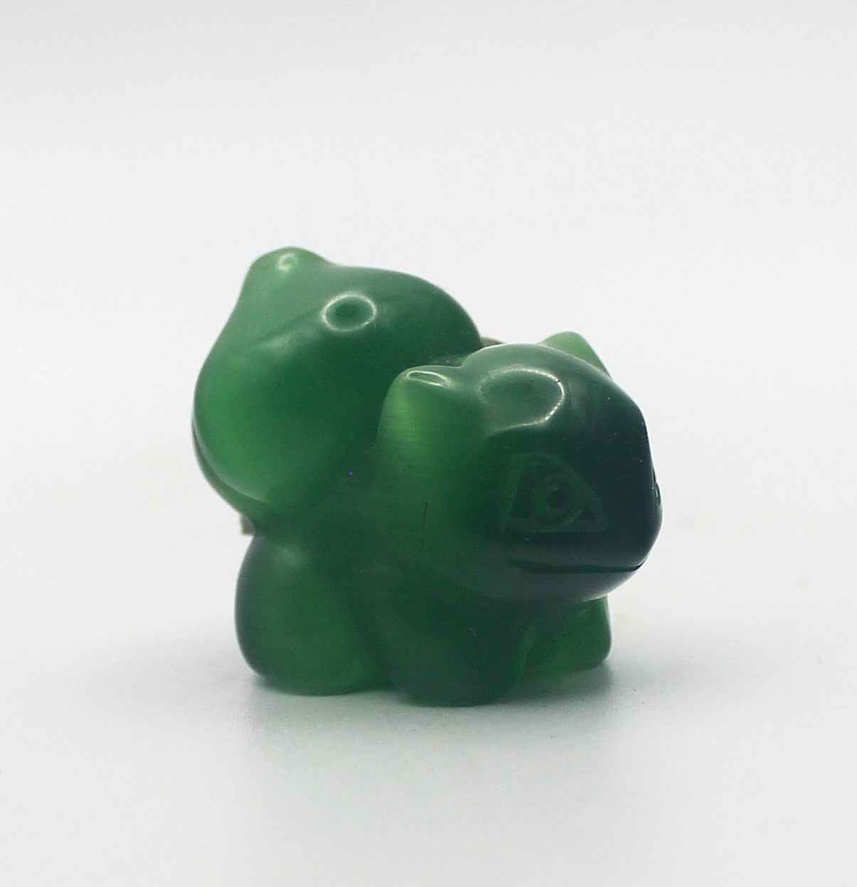 Green Dyed Glass Bulbasaur