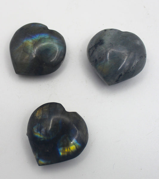 Labradorite Heart