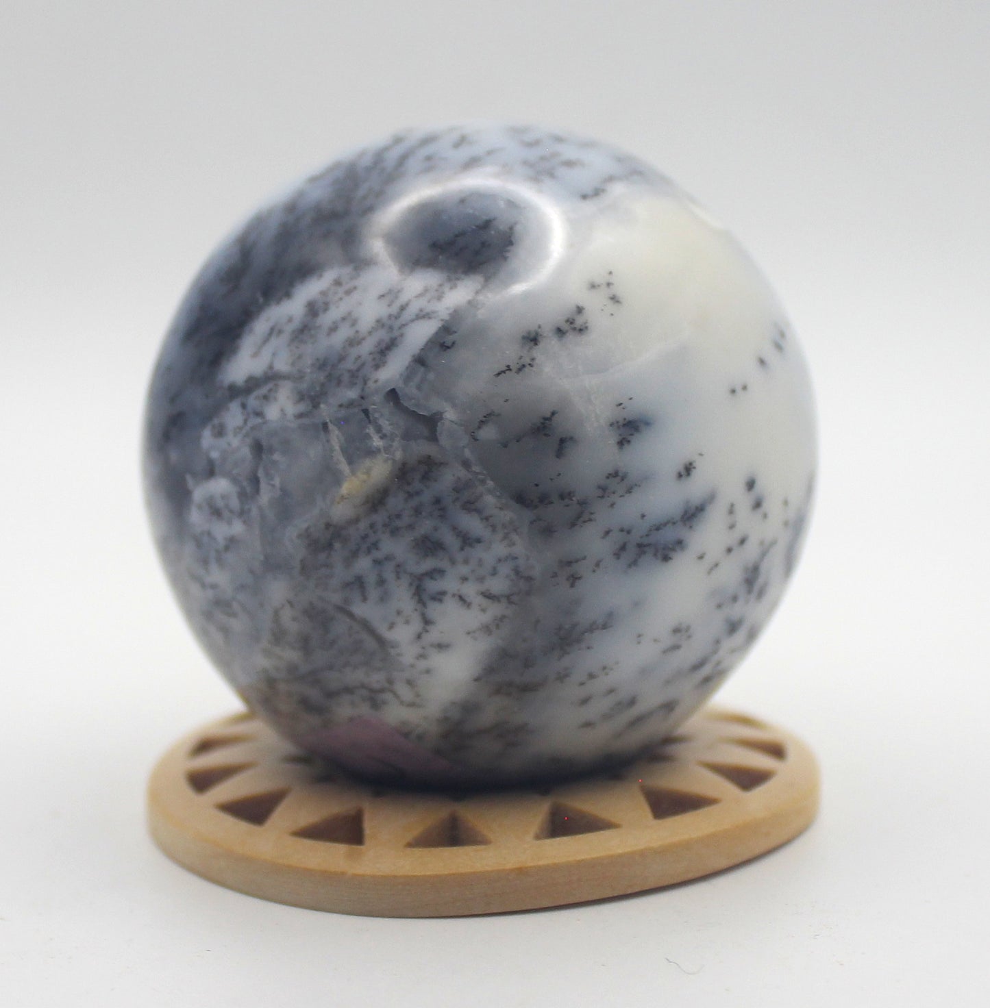 Dendritic Agate Sphere