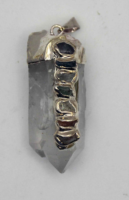 Chakra Quartz Pendant