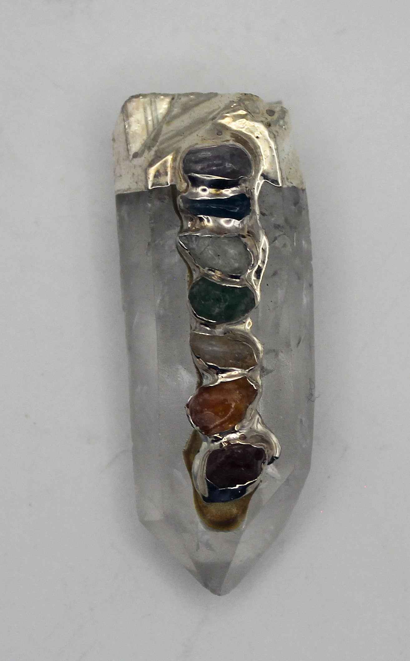 Chakra Quartz Pendant