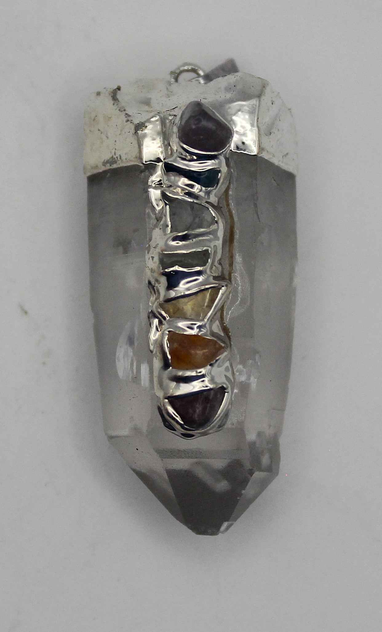 Chakra Quartz Pendant
