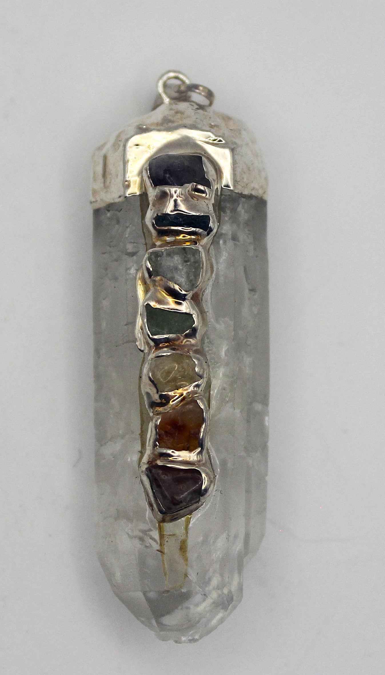 Chakra Quartz Pendant