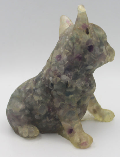 Crystal Chip Resin French Bulldogs