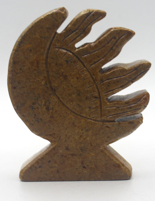 Yellow Jasper 1/2 Moon, 1/2 Sun