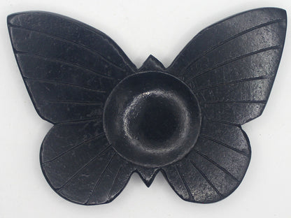 Black Jasper Butterfly Dish