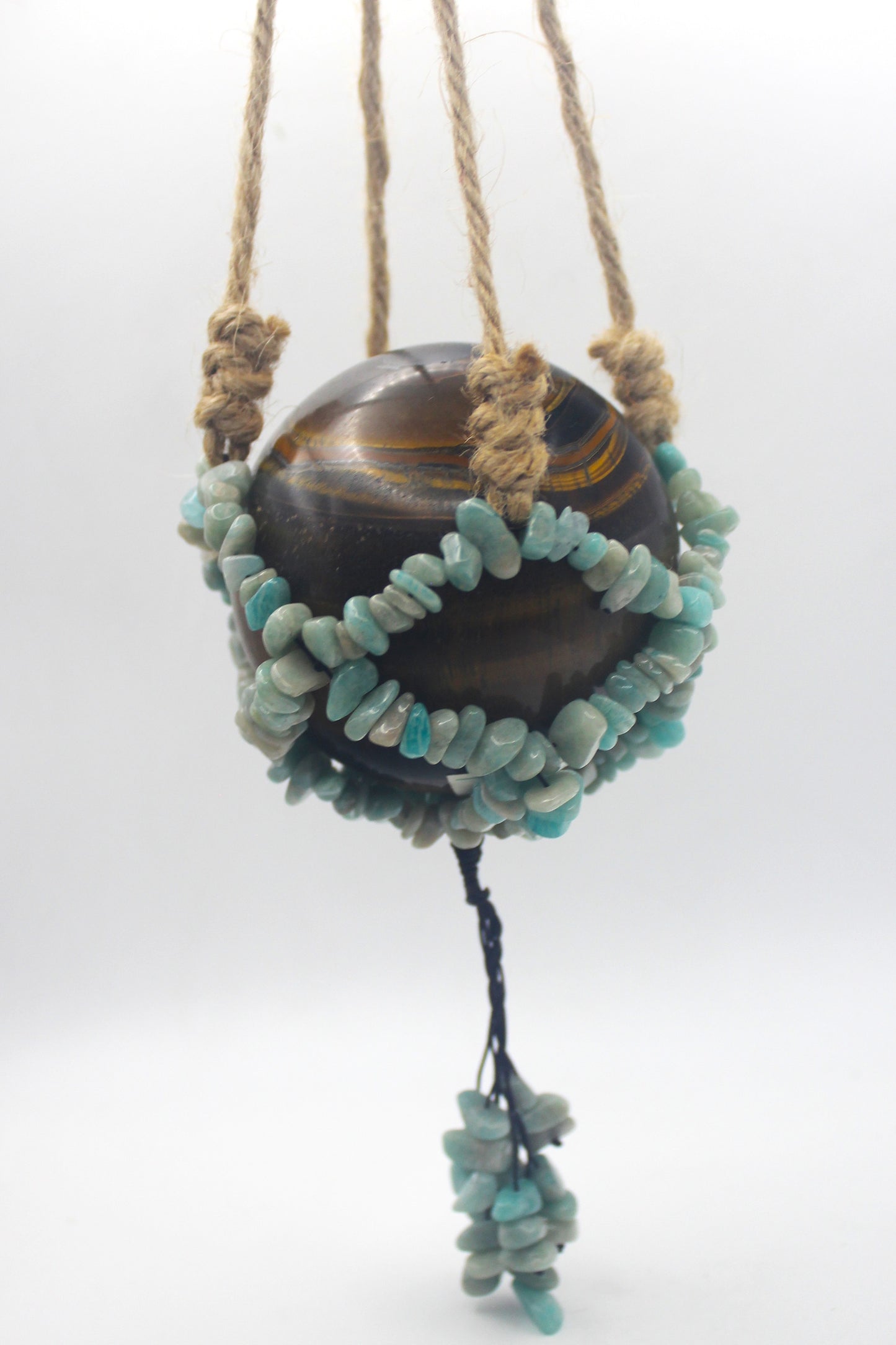 Crystal Chip Sphere Hanger