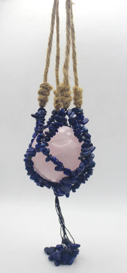 Crystal Chip Sphere Hanger