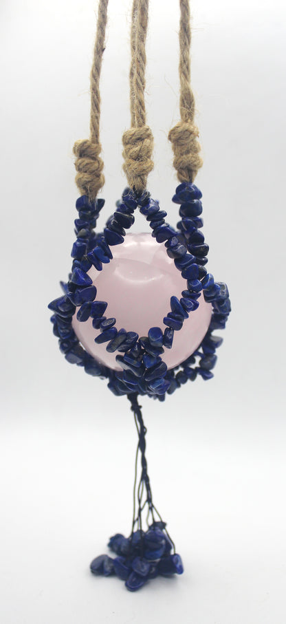 Crystal Chip Sphere Hanger