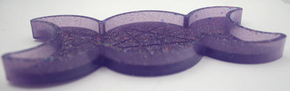 Resin Triple Moon Pentacle Star Trinket Tray
