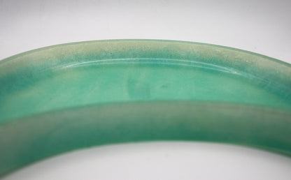 Resin Teal White Moon Trinket Tray