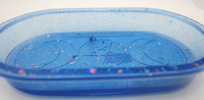 Resin Triple Moon Trinket Tray