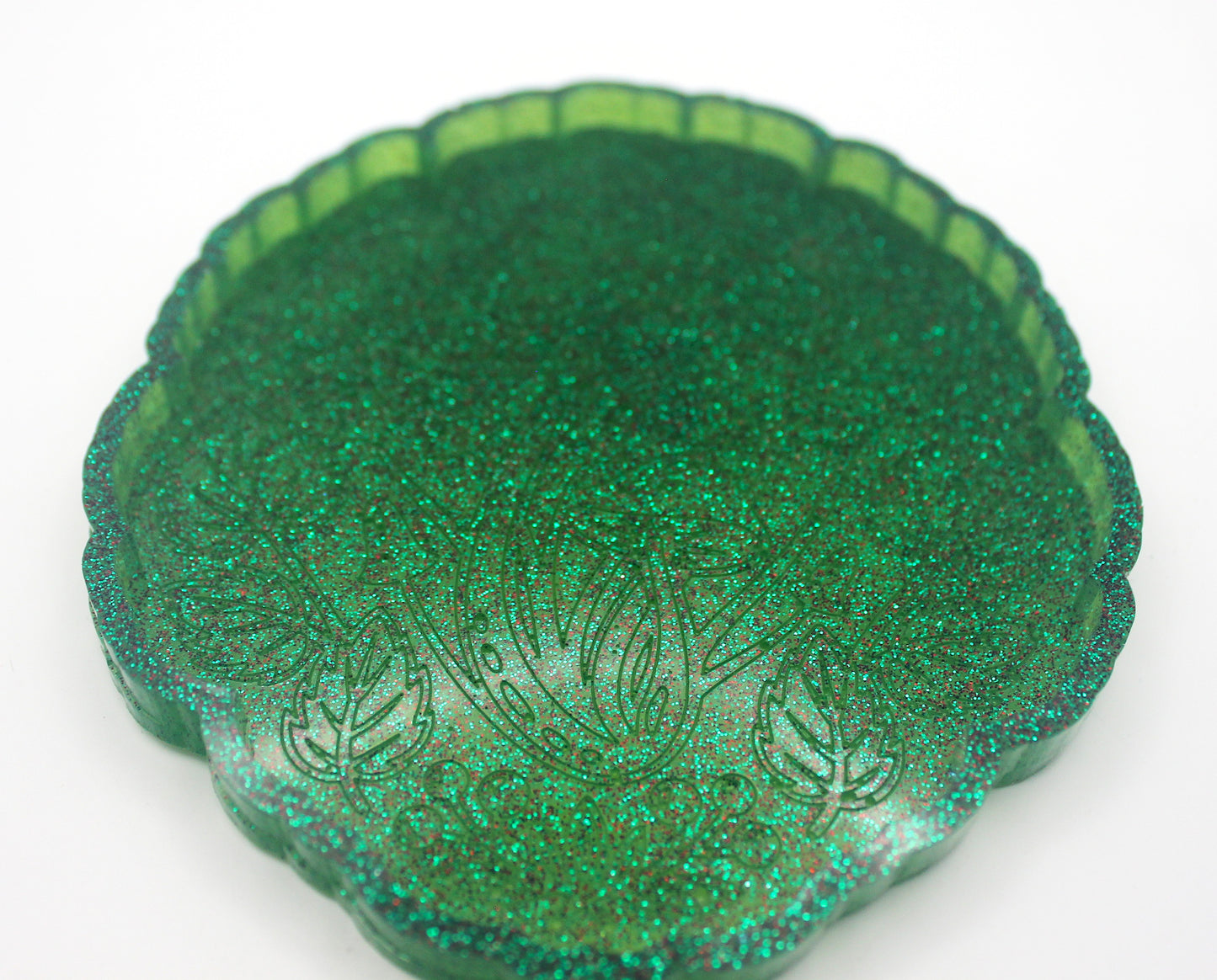 Resin Mushroom Woodsy Trinket Tray