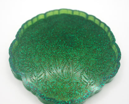 Resin Mushroom Woodsy Trinket Tray