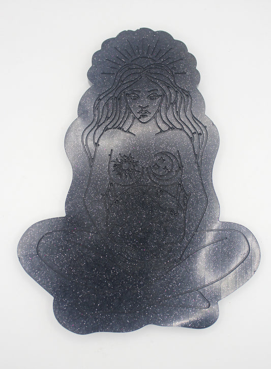 Resin Goddess Gaia Altar Plate