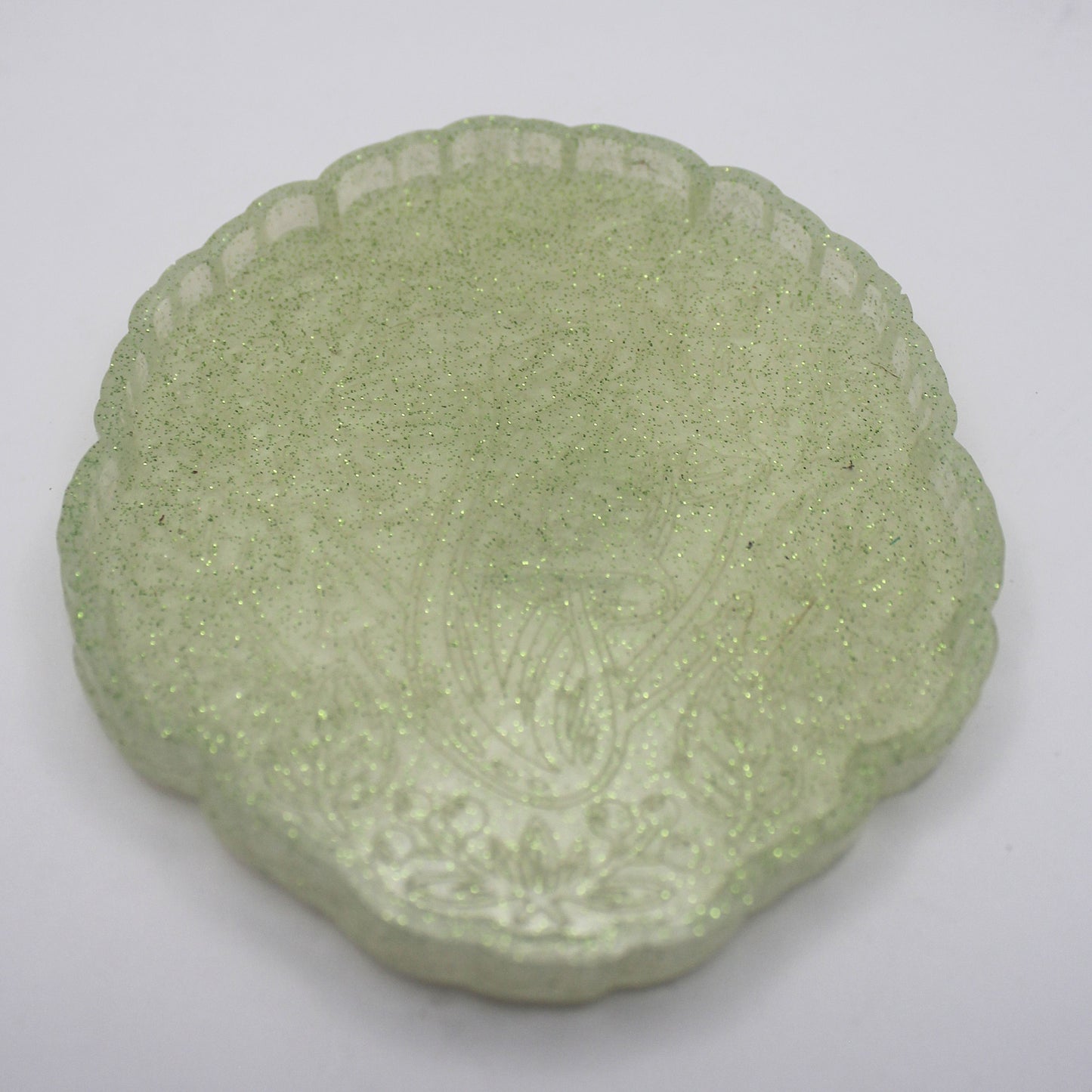 Resin Mushroom Woodsy Trinket Tray