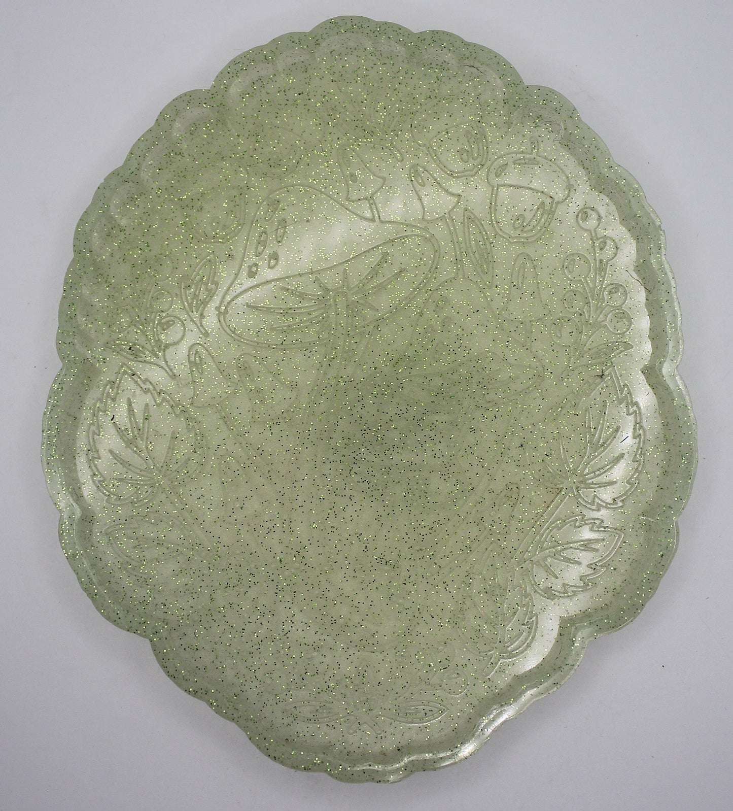 Resin Mushroom Woodsy Trinket Tray