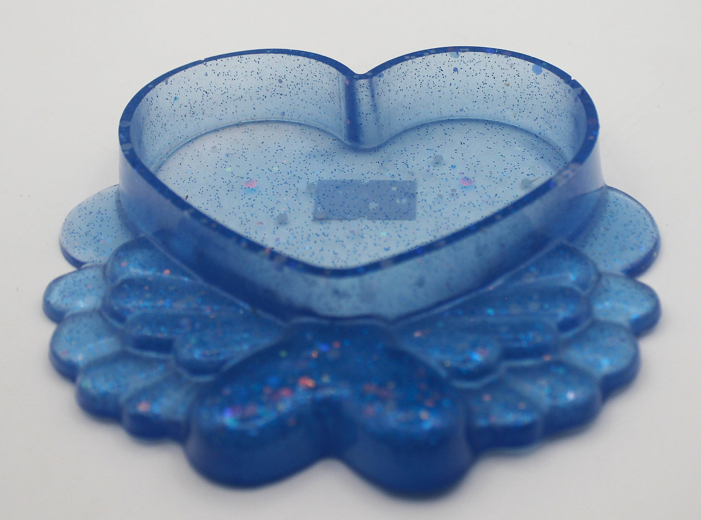 Resin Heart Wing Trinket Tray