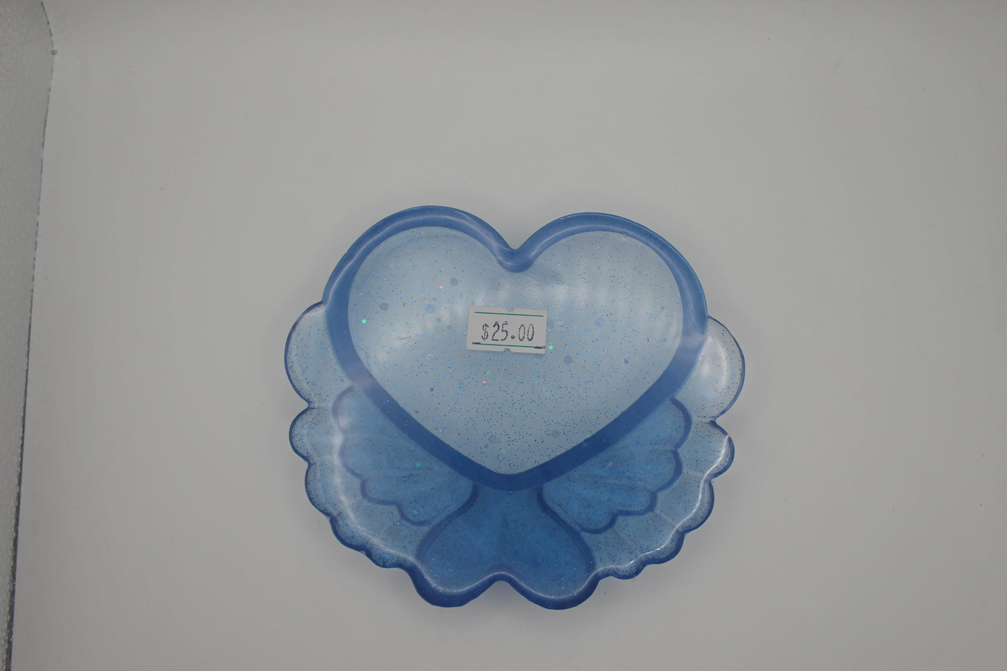 Resin Heart Wing Trinket Tray