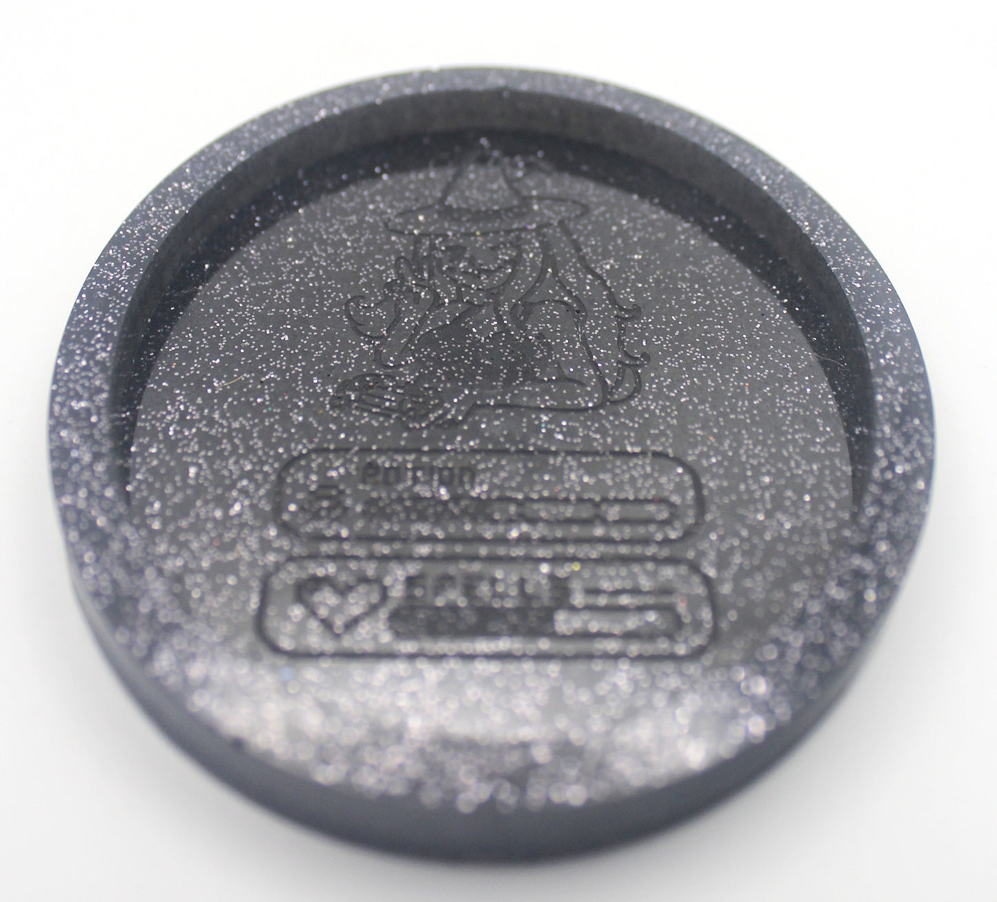 Resin Gamer Witch Stats Trinket Tray