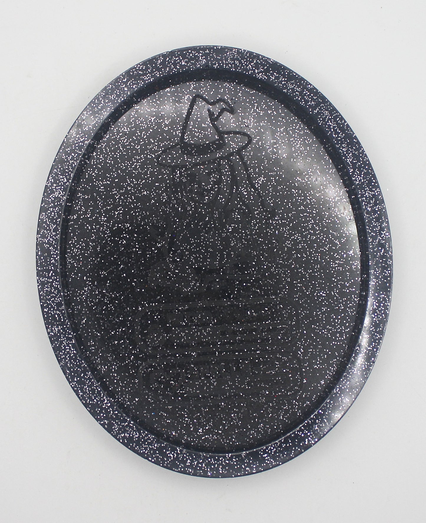 Resin Gamer Witch Stats Trinket Tray