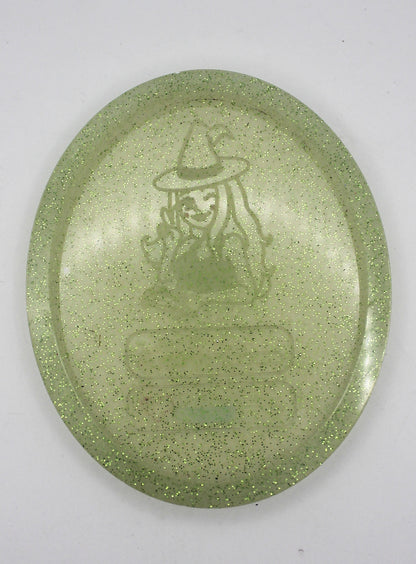 Resin Gamer Witch Stats Trinket Tray