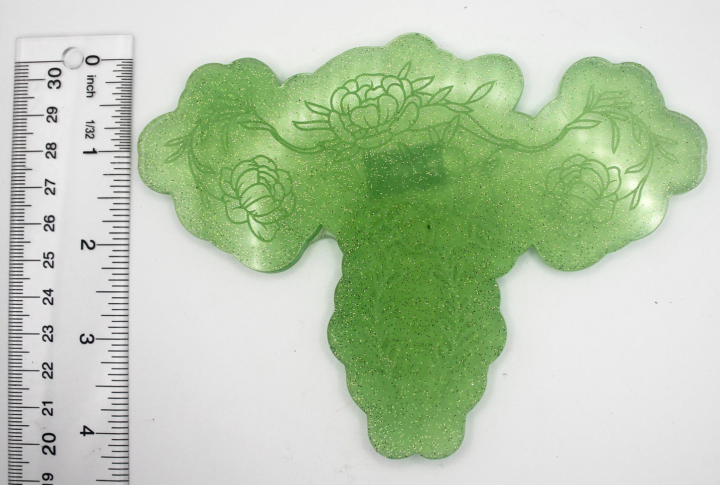 Resin Floral Feminine Power Tray