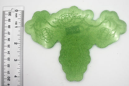 Resin Floral Feminine Power Tray