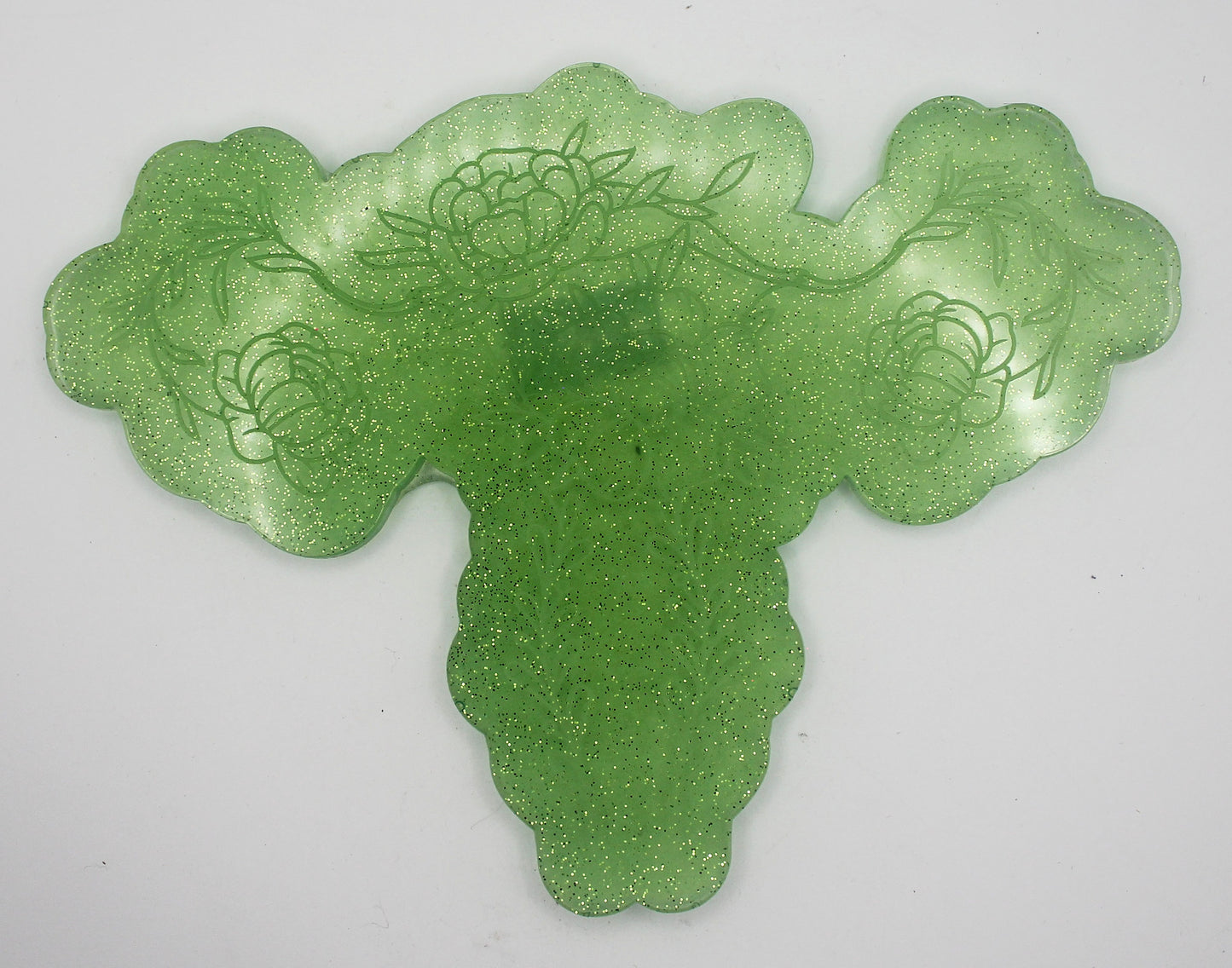 Resin Floral Feminine Power Tray