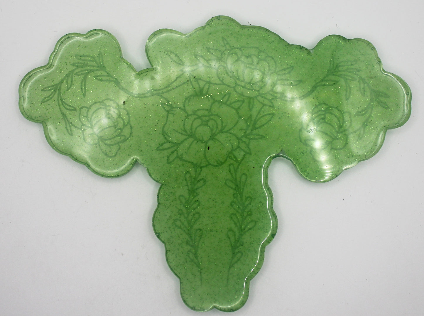 Resin Floral Feminine Power Tray