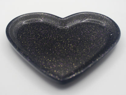 Resin Heart Trinket Tray Dish