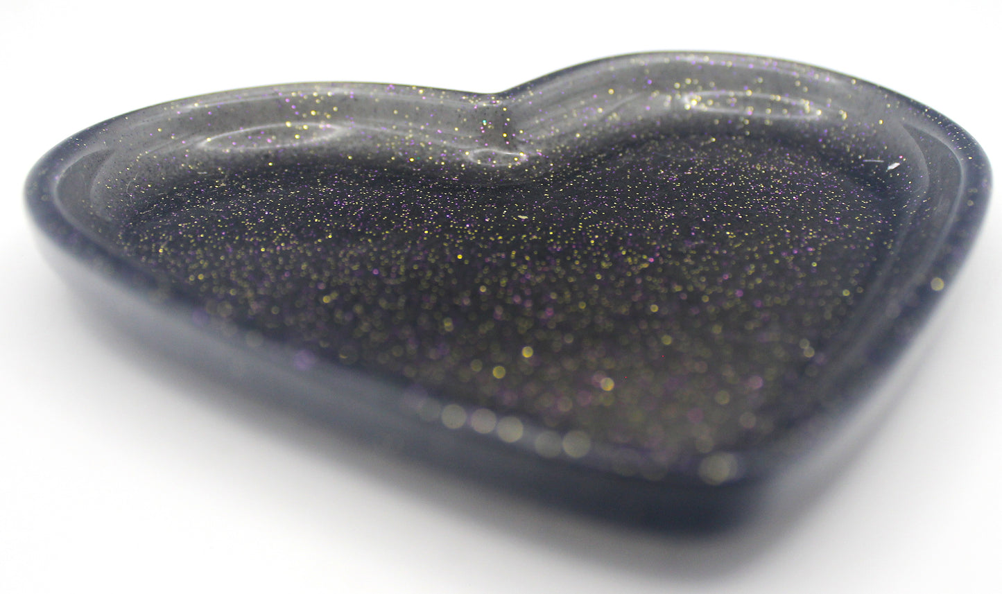 Resin Heart Trinket Tray Dish