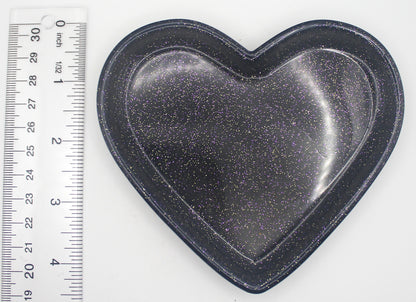 Resin Heart Trinket Tray Dish